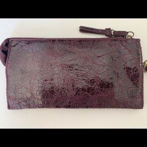 Purple wristlet